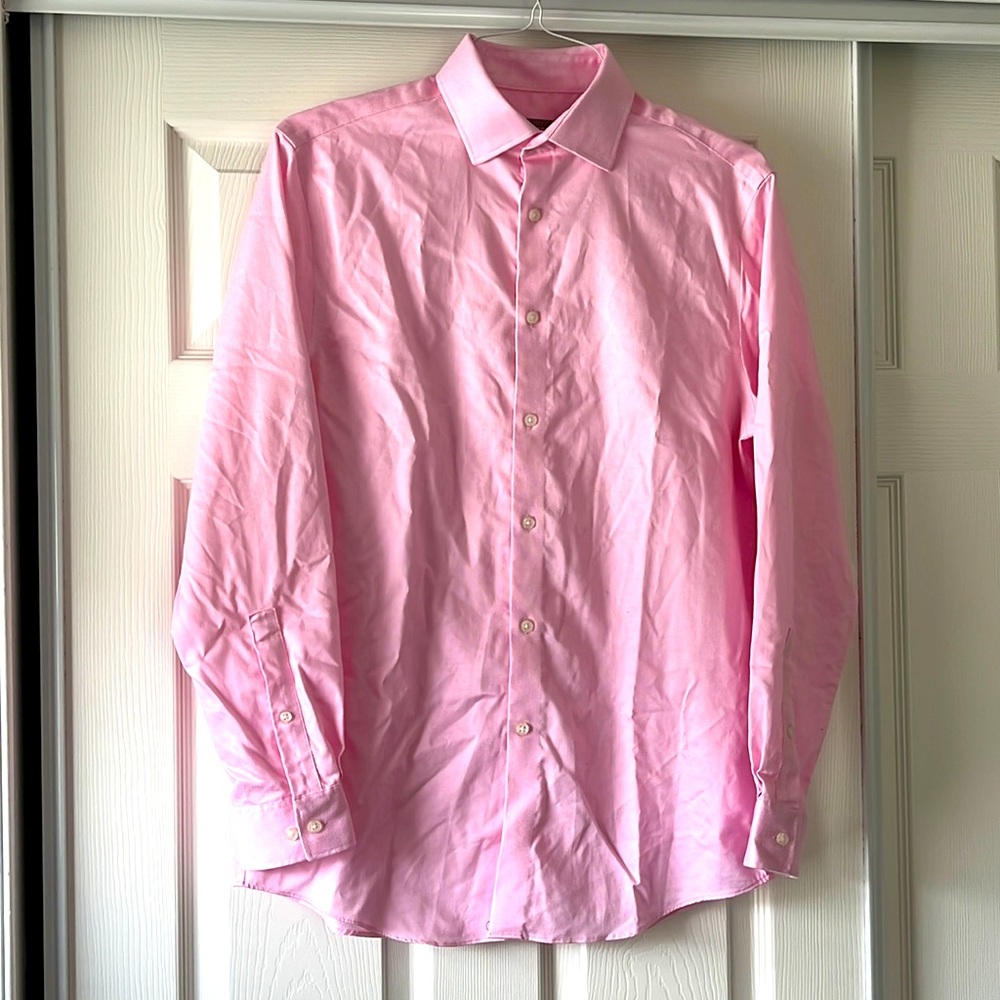 Michael Kors Regular Fit Airsoft Stretch Long Sleeve Shirt